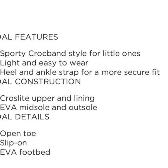 CROCS kids Blue Crocband Sandals - Picture 6 of 7